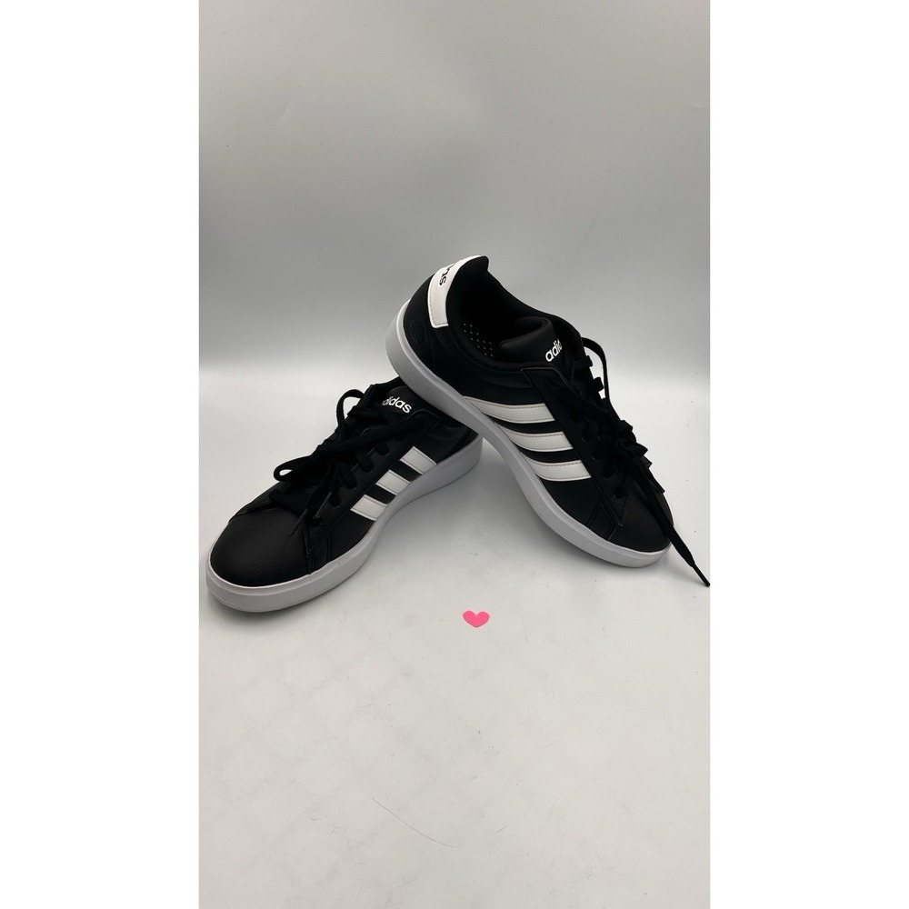 Adidas Grand Court 2.0 GW9196 Black White Mens Sneakers Size 8